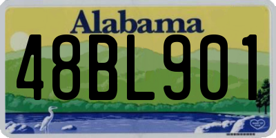 AL license plate 48BL901