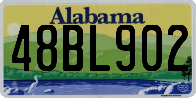 AL license plate 48BL902