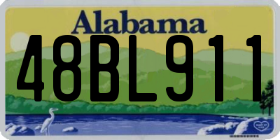 AL license plate 48BL911