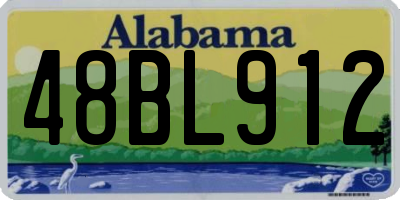 AL license plate 48BL912