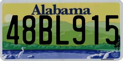 AL license plate 48BL915