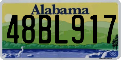 AL license plate 48BL917