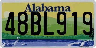 AL license plate 48BL919