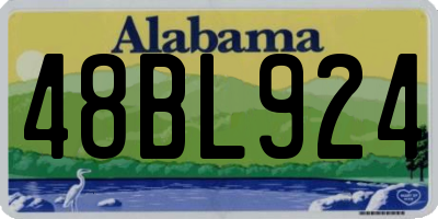 AL license plate 48BL924