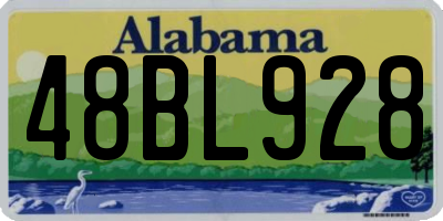 AL license plate 48BL928