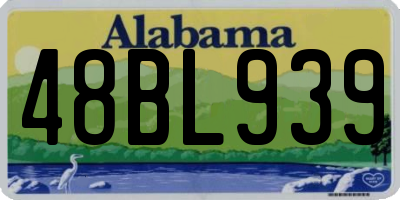 AL license plate 48BL939