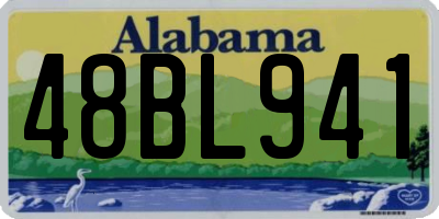 AL license plate 48BL941
