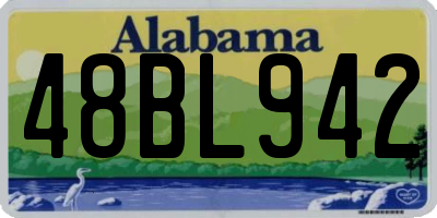 AL license plate 48BL942