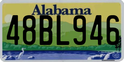 AL license plate 48BL946