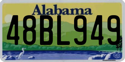 AL license plate 48BL949