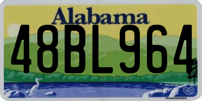 AL license plate 48BL964
