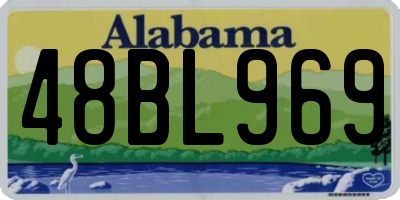 AL license plate 48BL969
