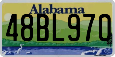 AL license plate 48BL970