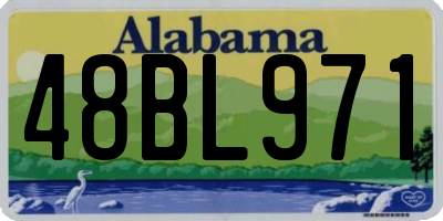 AL license plate 48BL971