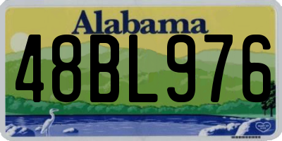 AL license plate 48BL976