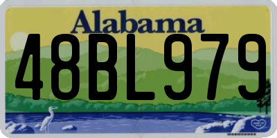 AL license plate 48BL979