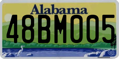AL license plate 48BM005