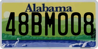 AL license plate 48BM008