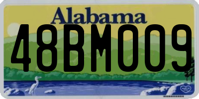 AL license plate 48BM009