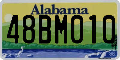 AL license plate 48BM010
