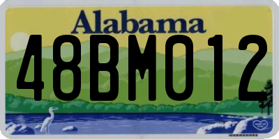 AL license plate 48BM012