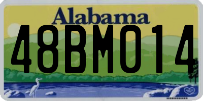 AL license plate 48BM014