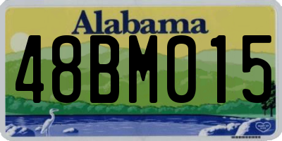 AL license plate 48BM015