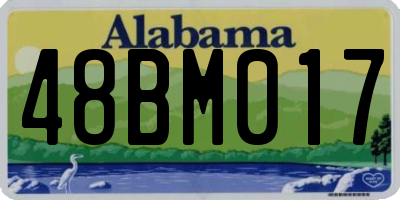 AL license plate 48BM017