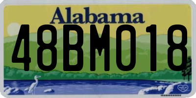 AL license plate 48BM018