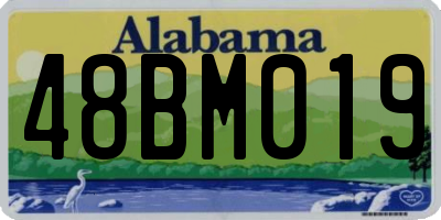 AL license plate 48BM019