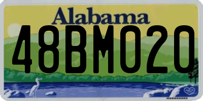 AL license plate 48BM020