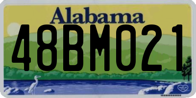AL license plate 48BM021