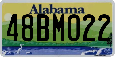 AL license plate 48BM022