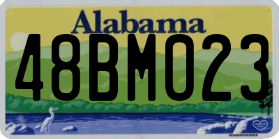 AL license plate 48BM023