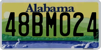 AL license plate 48BM024