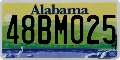 AL license plate 48BM025
