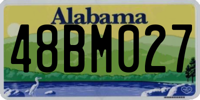 AL license plate 48BM027