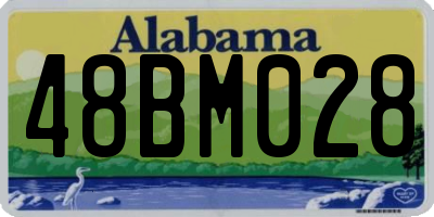AL license plate 48BM028