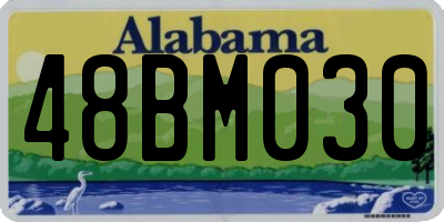 AL license plate 48BM030