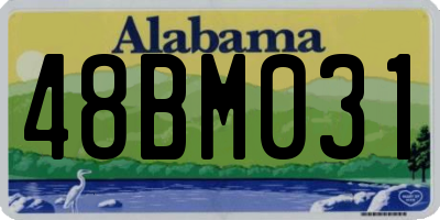 AL license plate 48BM031