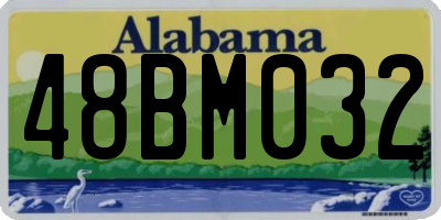 AL license plate 48BM032