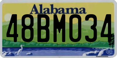 AL license plate 48BM034