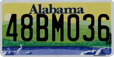AL license plate 48BM036