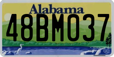 AL license plate 48BM037