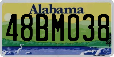AL license plate 48BM038