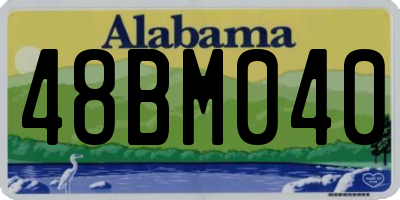 AL license plate 48BM040