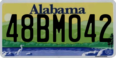 AL license plate 48BM042