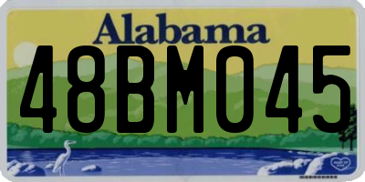 AL license plate 48BM045