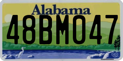 AL license plate 48BM047