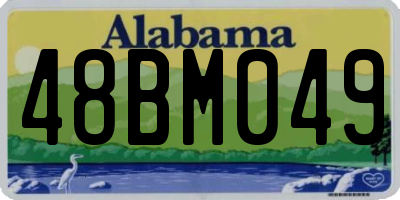 AL license plate 48BM049